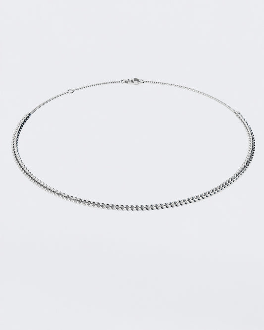 Gold necklace Spikelet