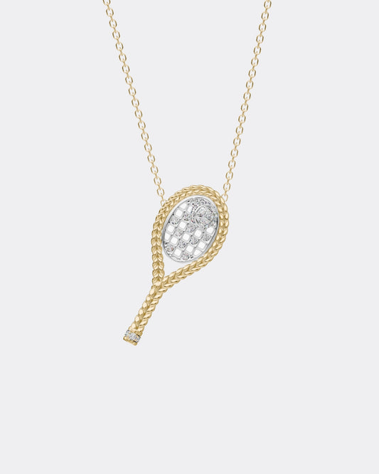 Tennis & Ball Pendant