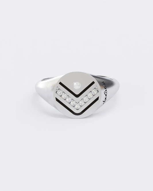 Colors of roots Signet Ring