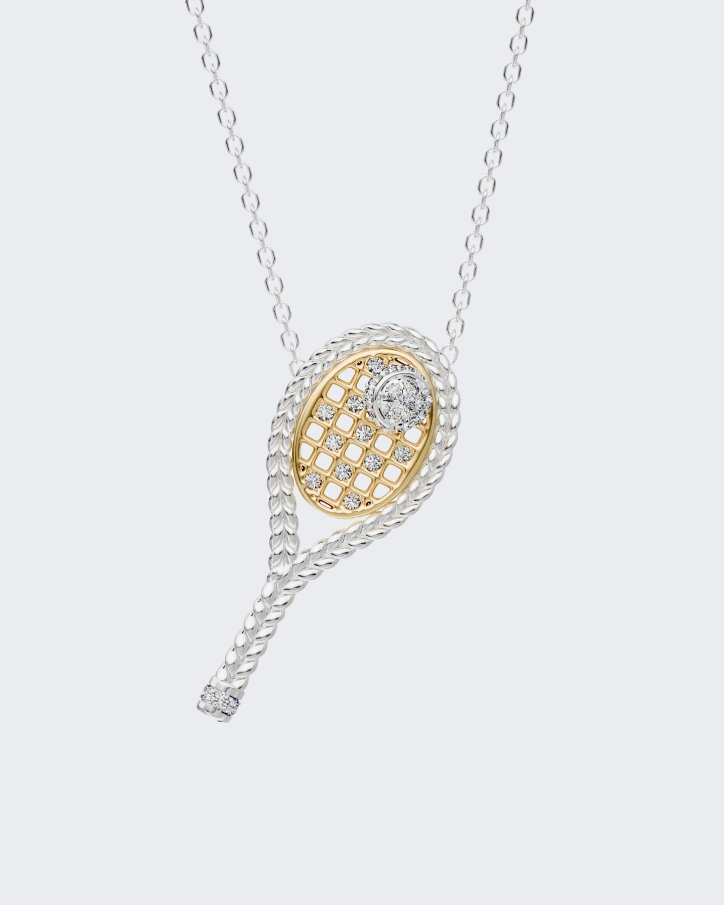 Tennis & Ball Pendant