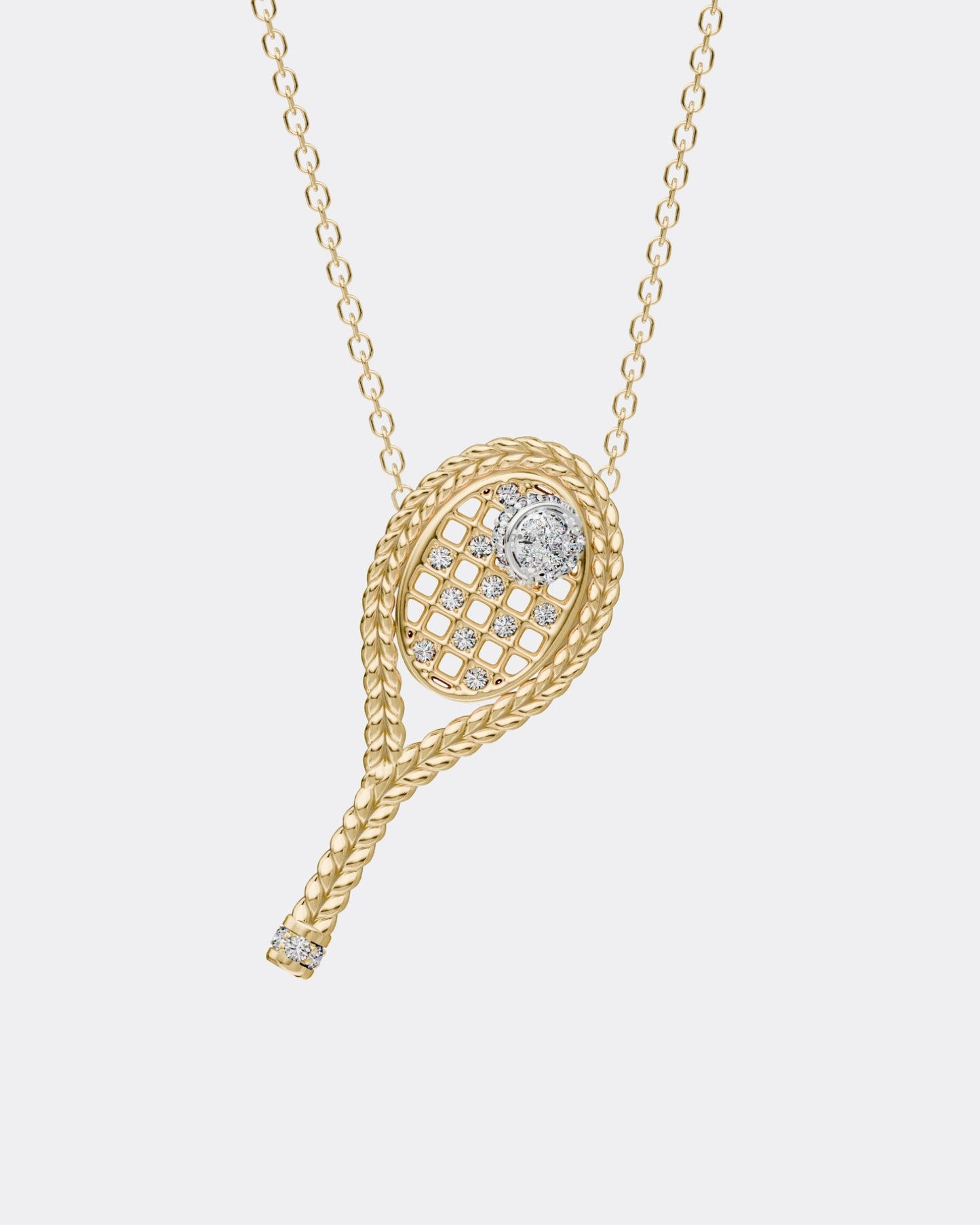 Tennis & Ball Pendant