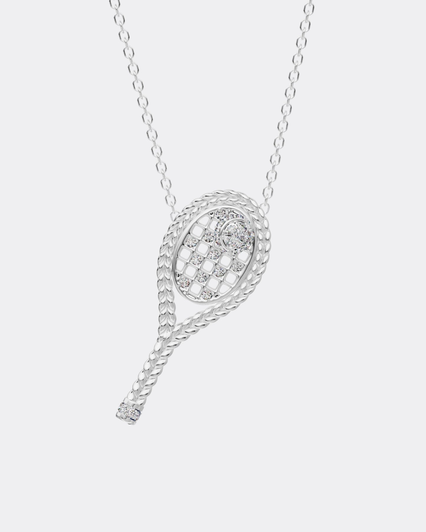 Tennis & Ball Pendant