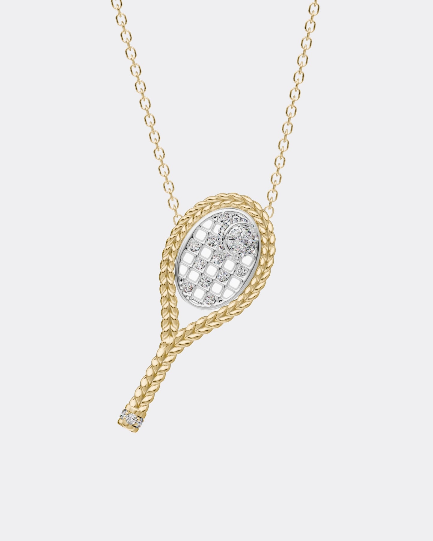 Tennis & Ball Pendant