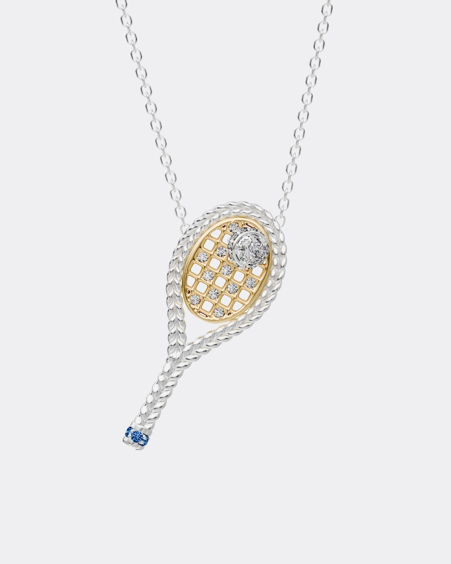 Tennis & Ball Pendant