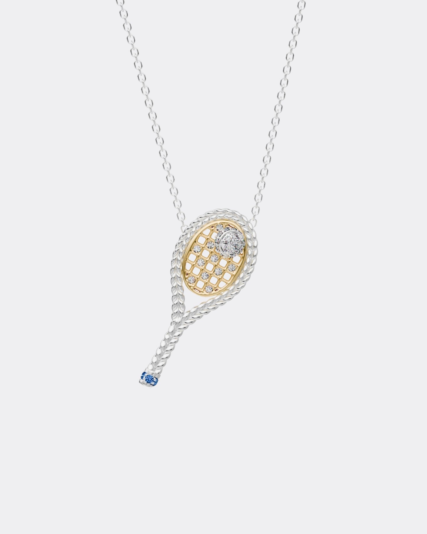 Tennis & Ball Pendant