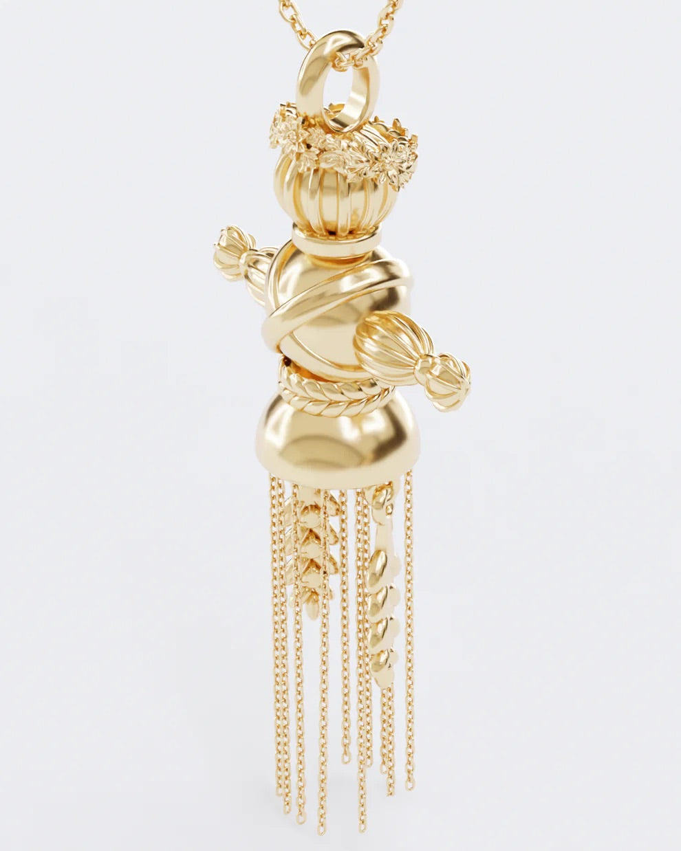 Lucky Charm Doll Wreath pendant