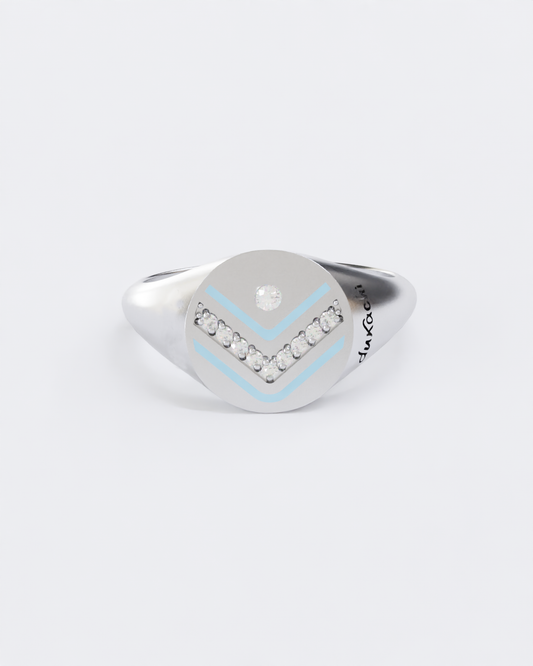 Colors of roots Signet Ring