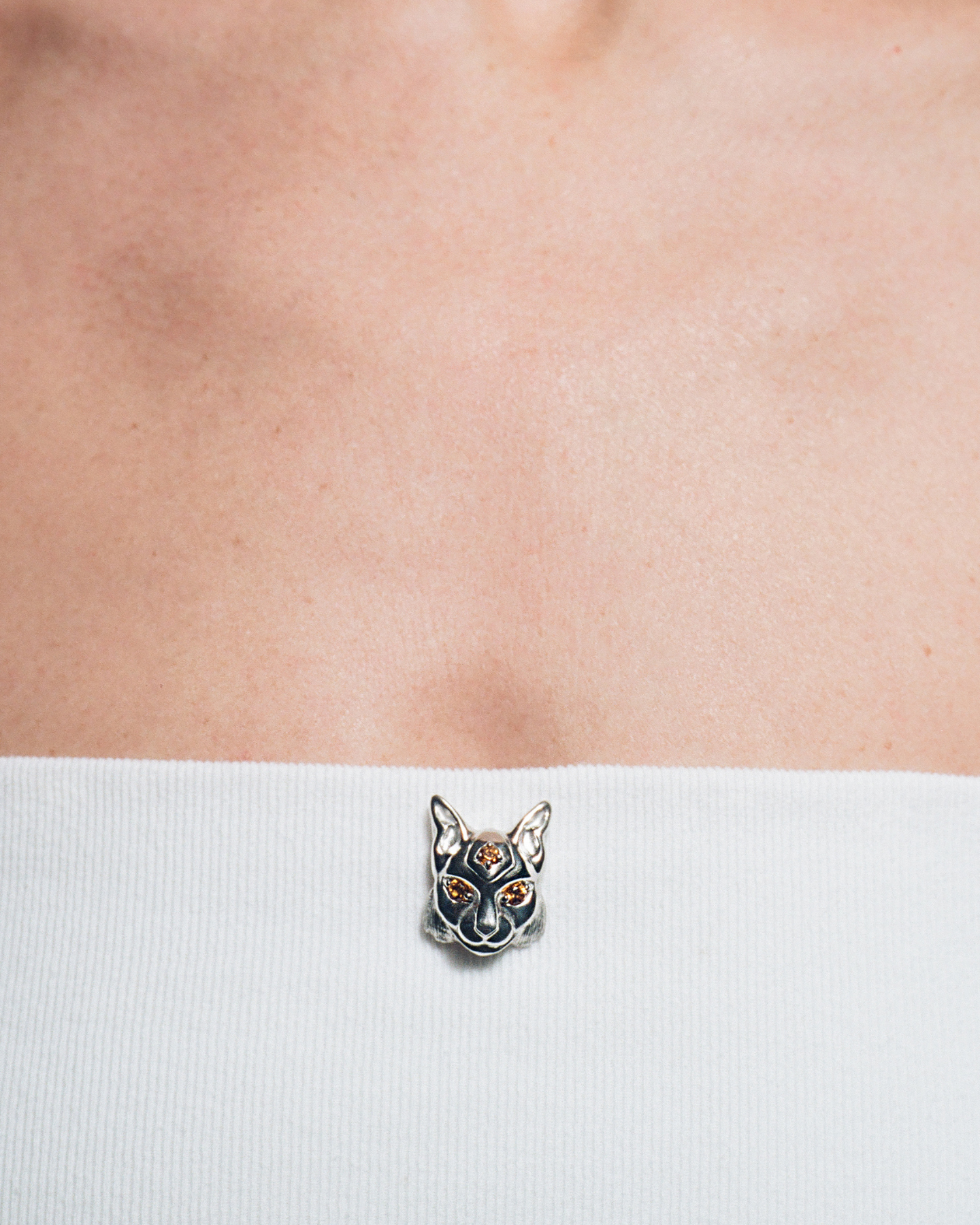 Gold brooch Lynx