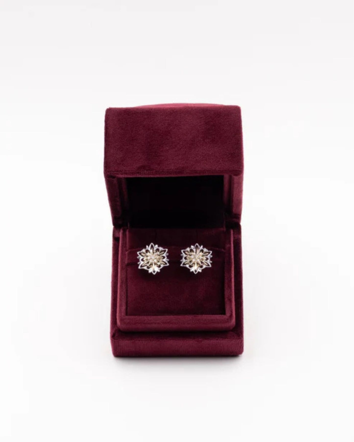 Edelweiss gold  earrings (size S)