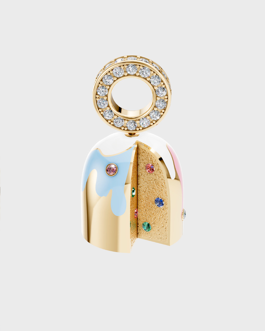 Gold Bread Pendant