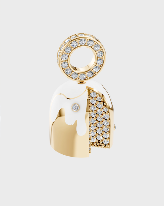 Gold Bread Pendant