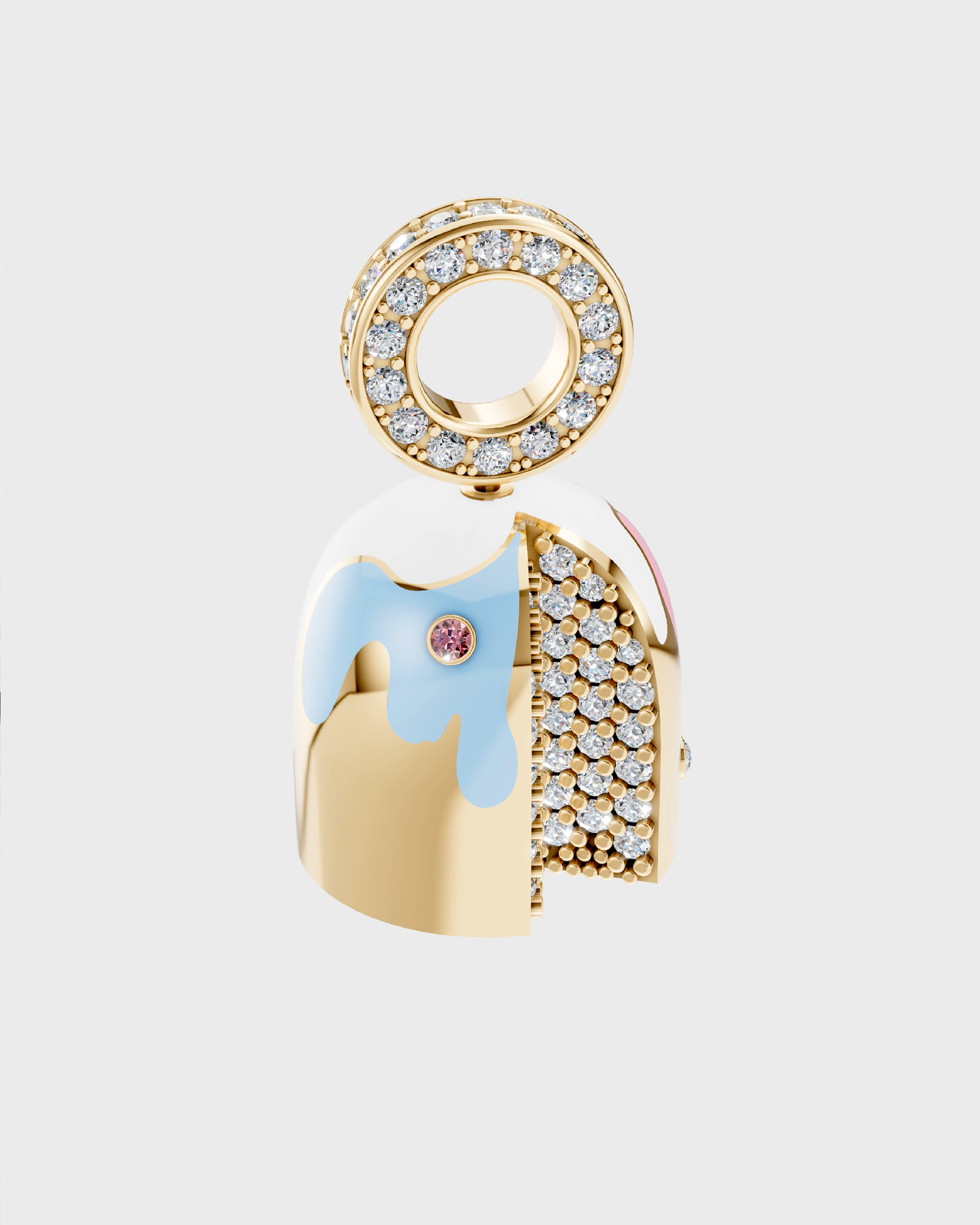 Gold Bread Pendant