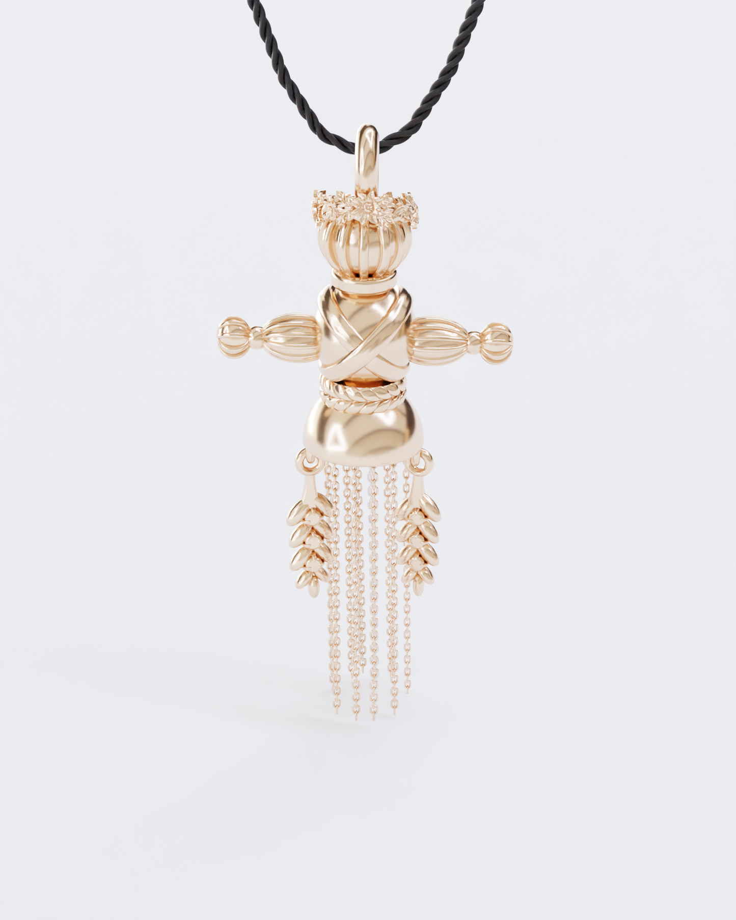 Lucky Charm Doll Wreath pendant