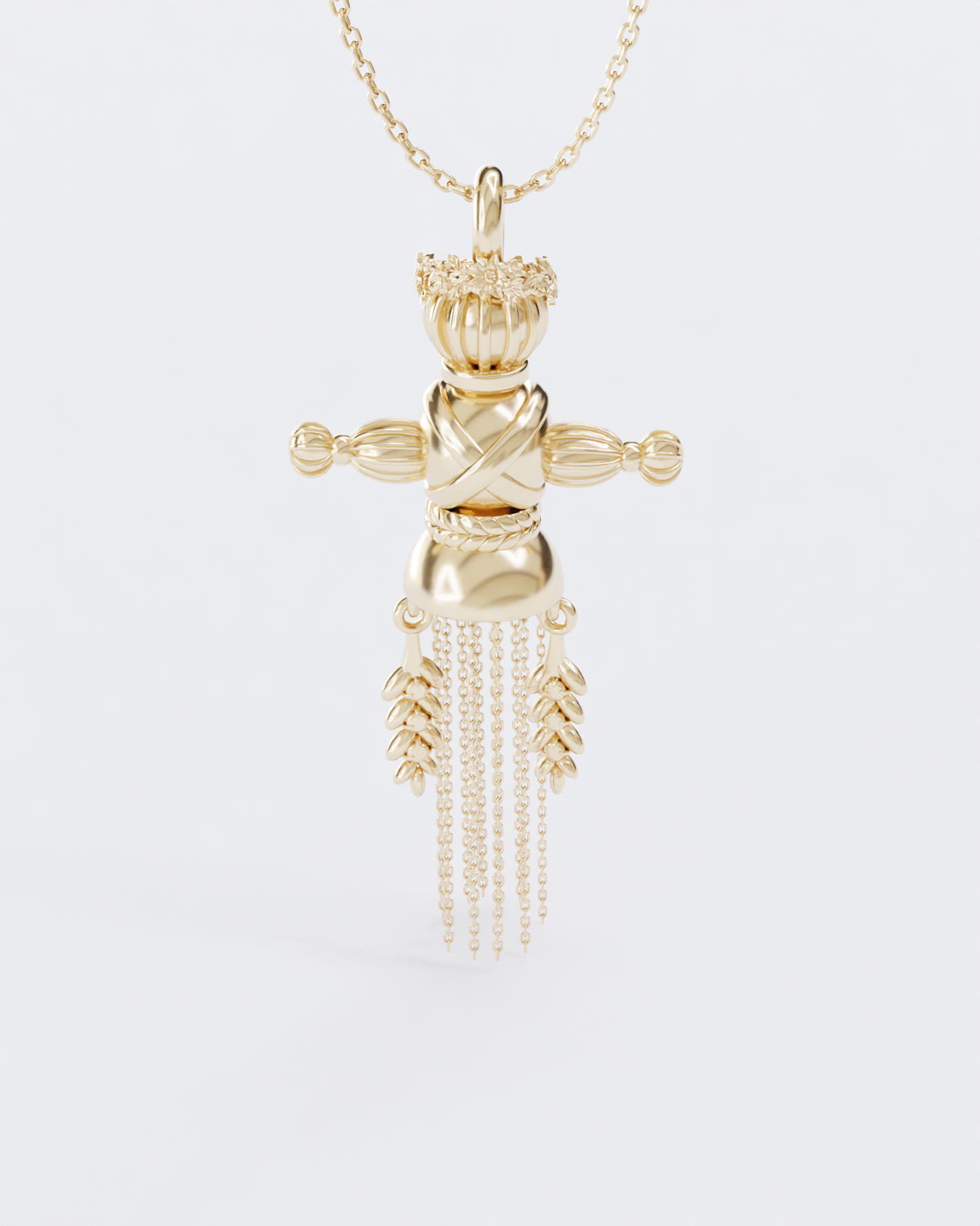Lucky Charm Doll Wreath pendant