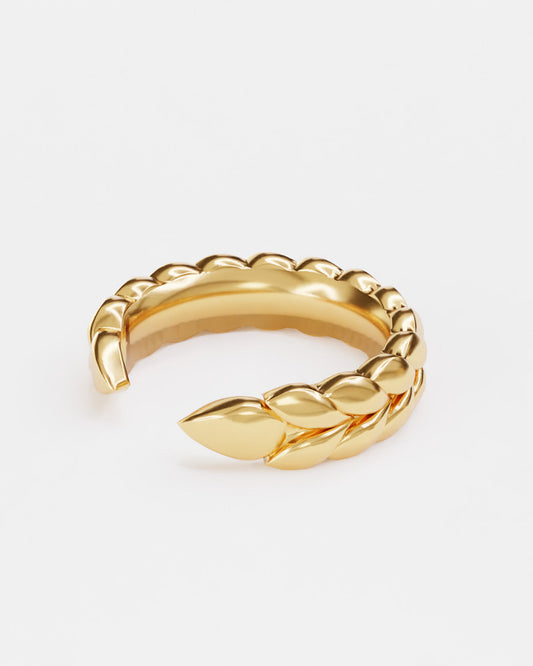 Gold Spikelets ring