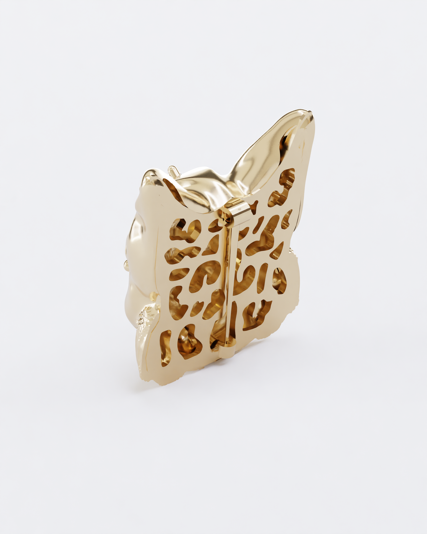 Gold brooch Lynx