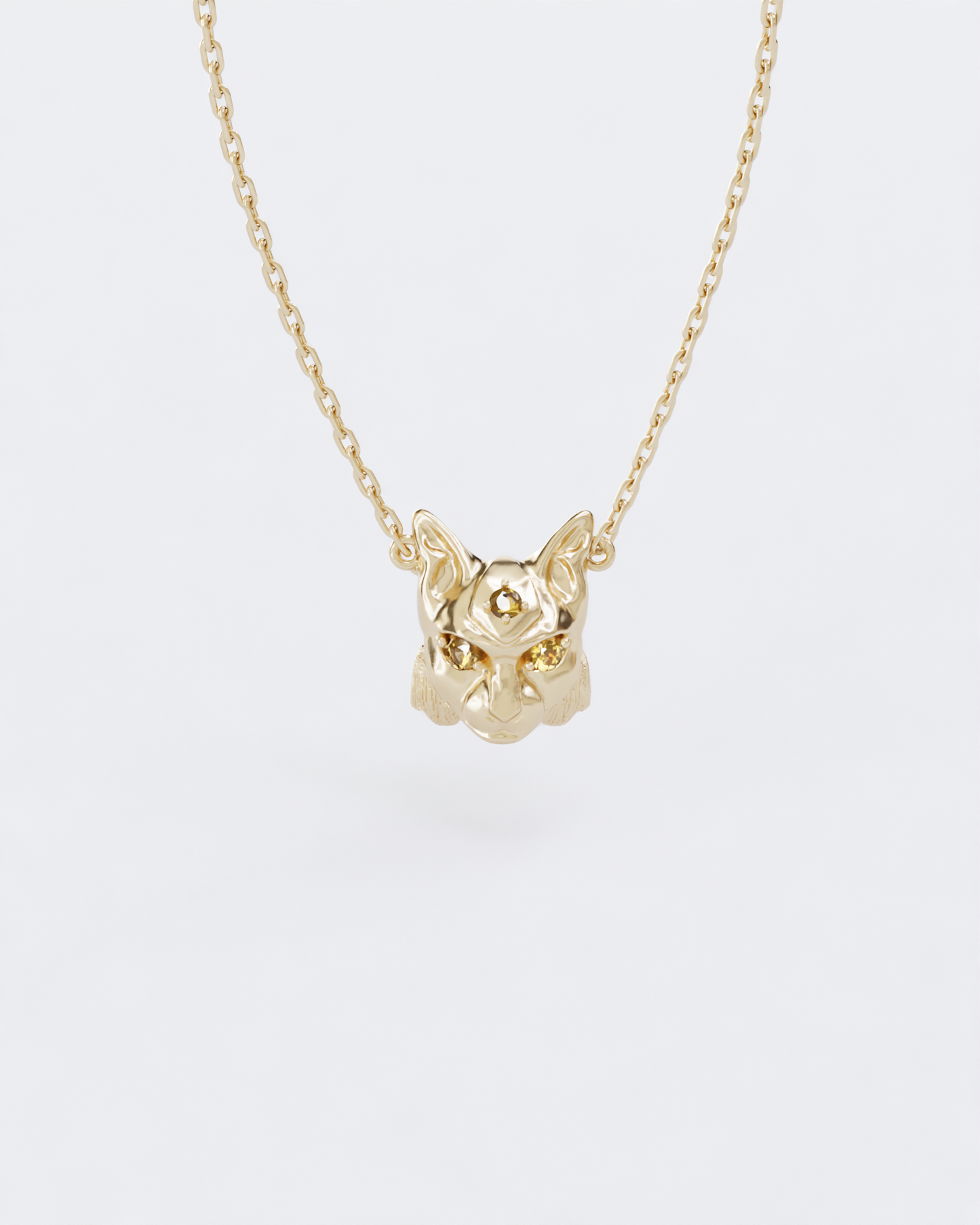 Gold necklace Lynx Mini